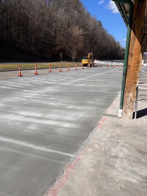 Concrete Slab Construction for A&J Concrete Service in Knoxville, TN