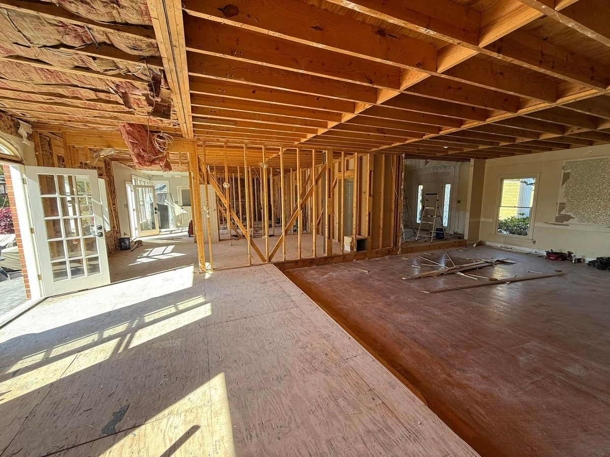 Carpentry for Blake King Construction in Hickory, NC