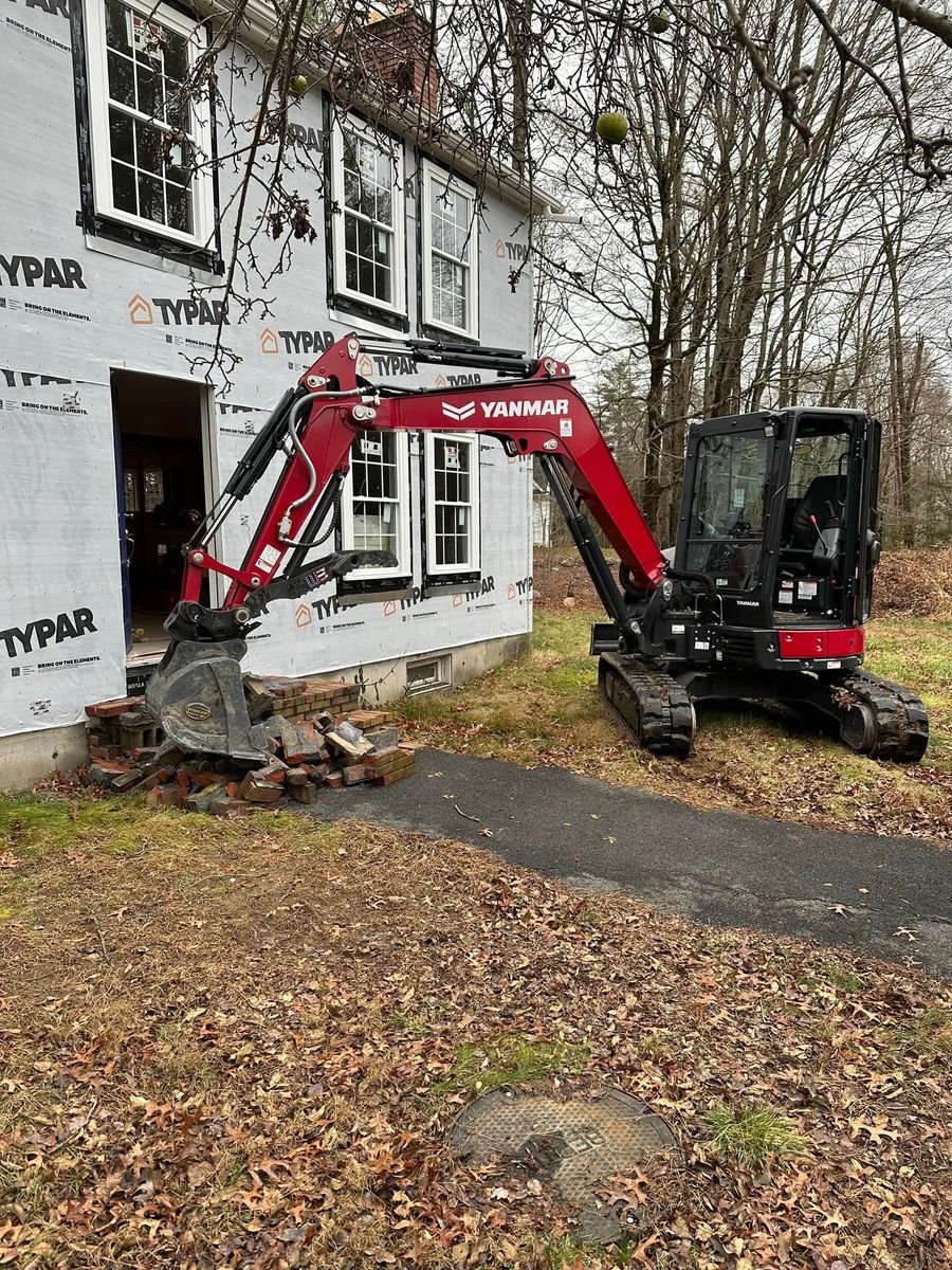 Land Clearing & Demolition for E. Gordon Construction in Dighton, MA