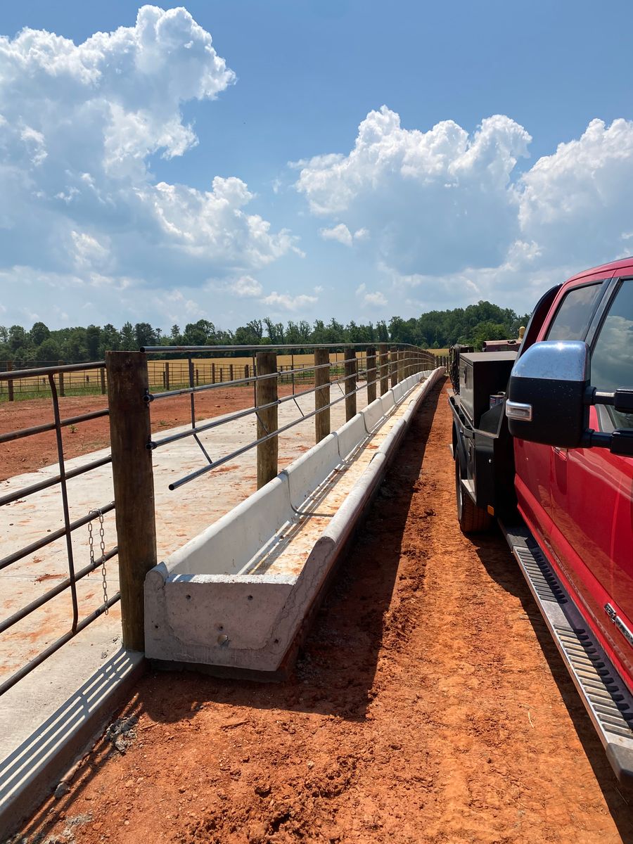 Grading & Excavating for LB Fencing & Services in Archdale, NC