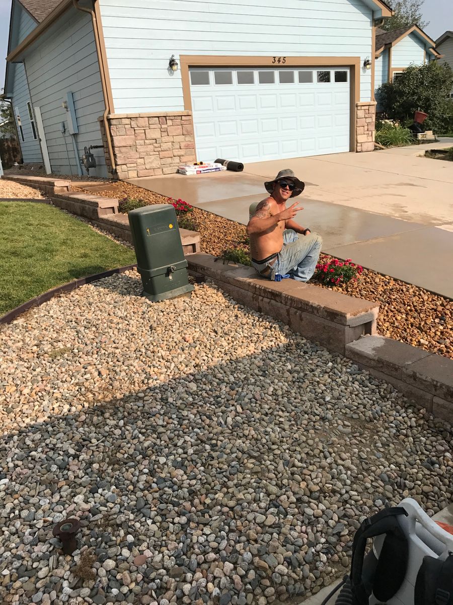 Edging for Rock Masters Inc. in Evans, CO