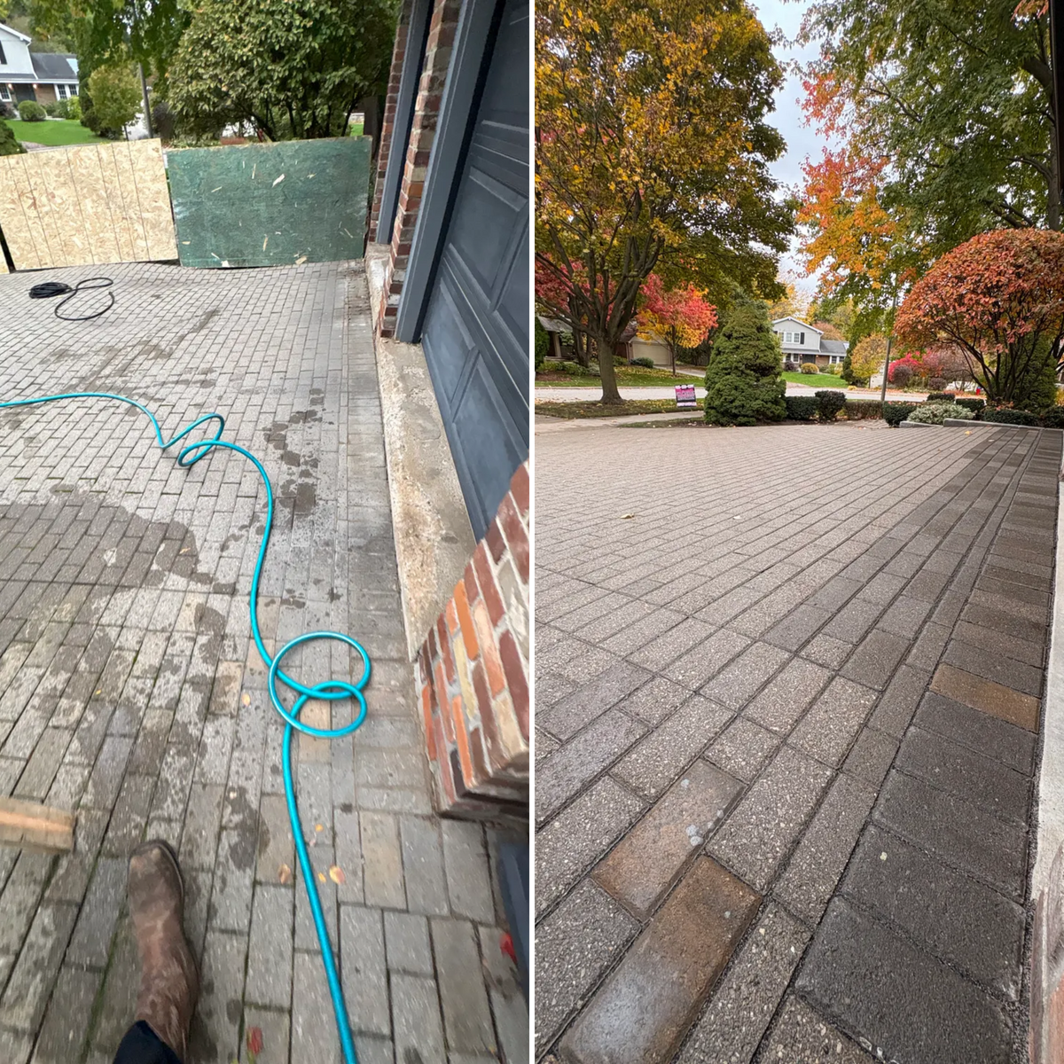 Interlock Repair & Re-Leveling for Pure Pavers Restoration in Burlington, ON