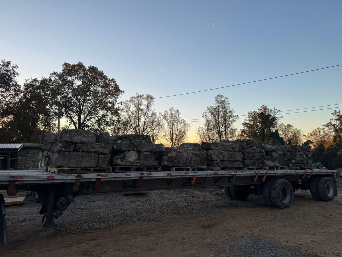 Thick Long Fieldstone for Stone Trade Of North Georgia in Milton, GA
