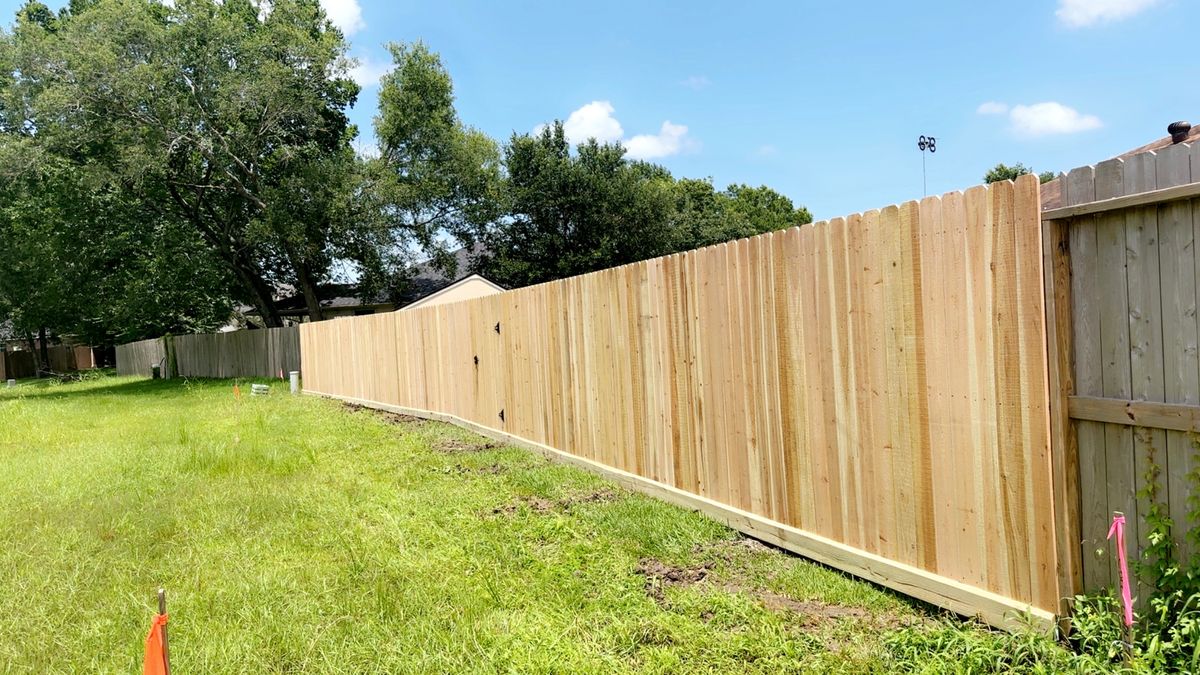 Fence Installation for Sosa Fence in Houston, TX
