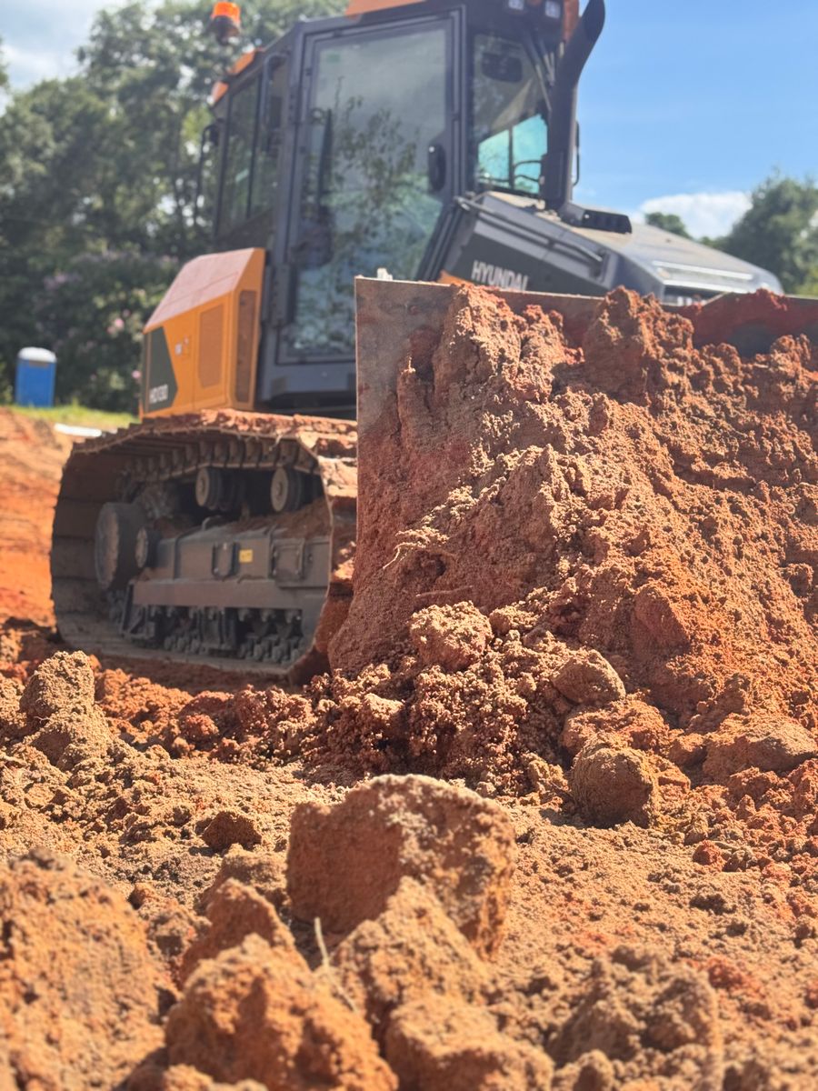 Foundation Excavation for Bryant's Land Services in Forsyth, GA