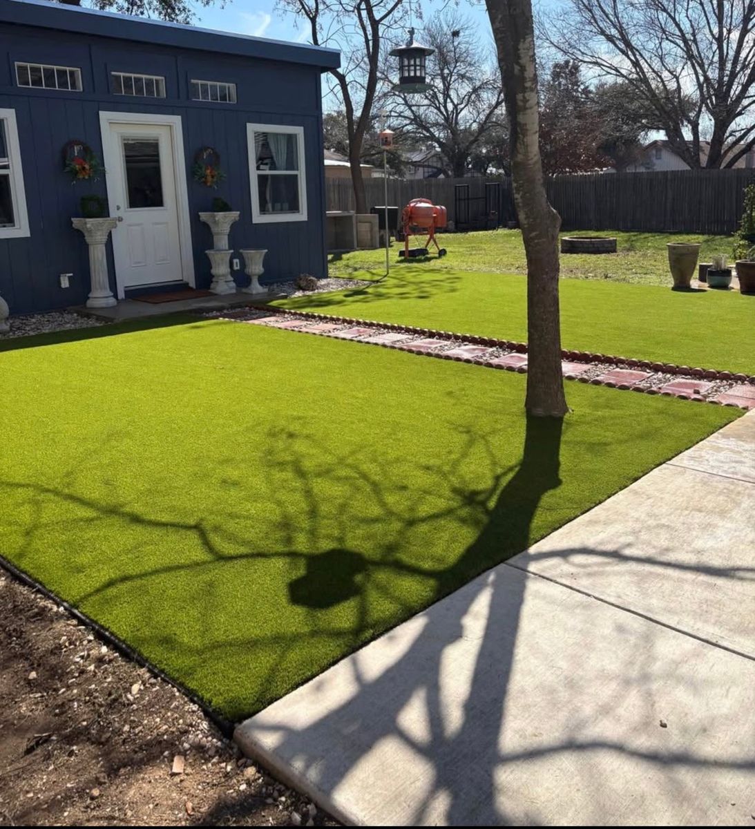 Turf Installation for Creative Edge Co. in San Antonio, TX