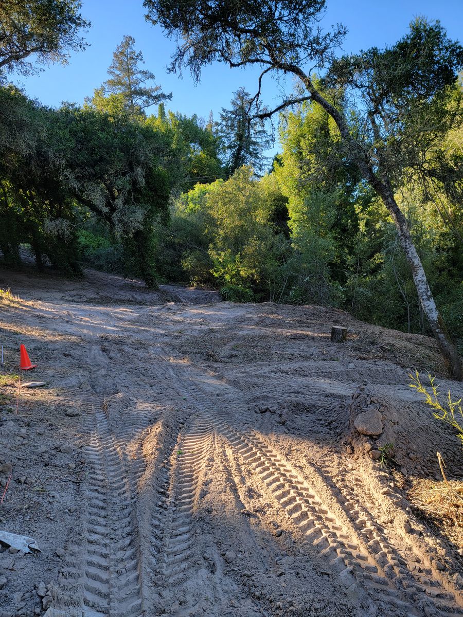 Land Clearing for Ren Levine Construction in Novato, CA