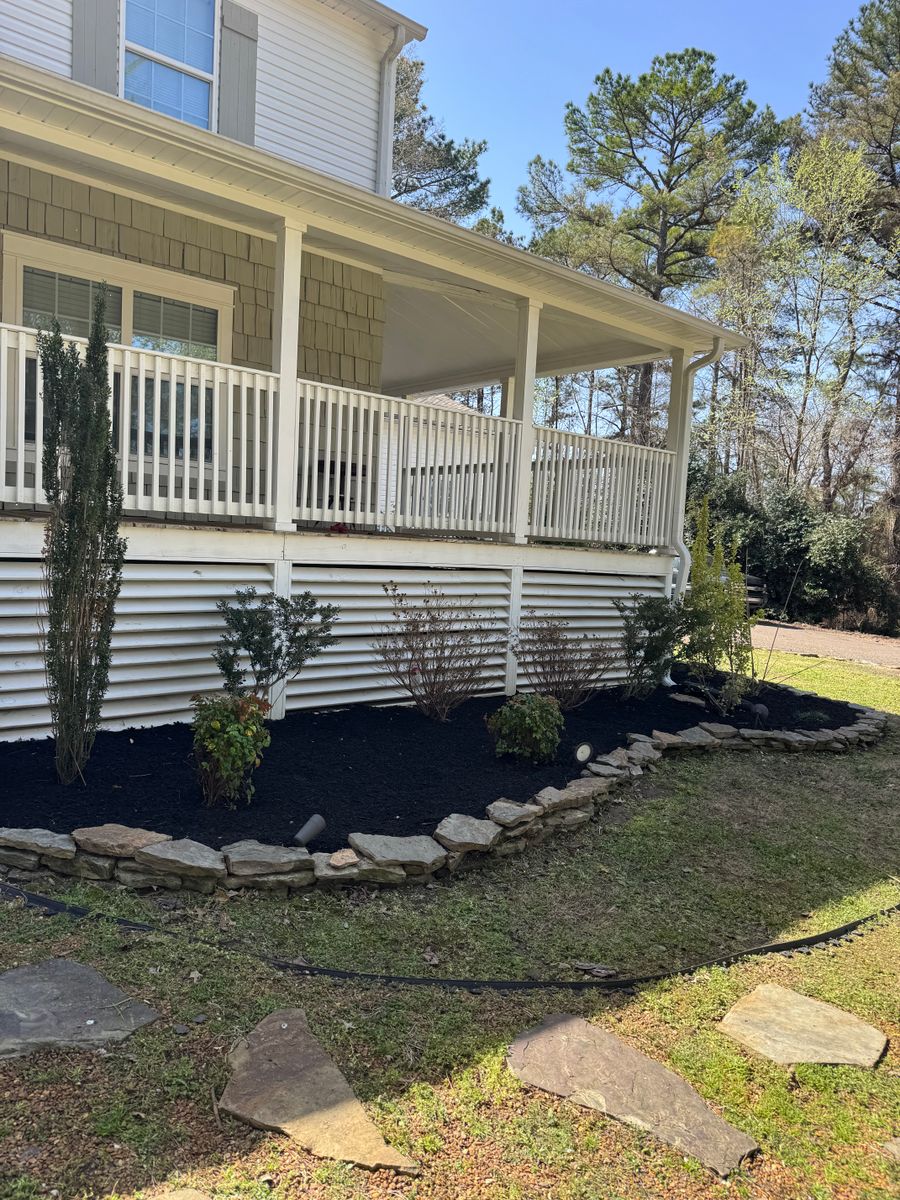Stone Wall Installation for Kelso's Lawn Maintenance in Jackson, TN