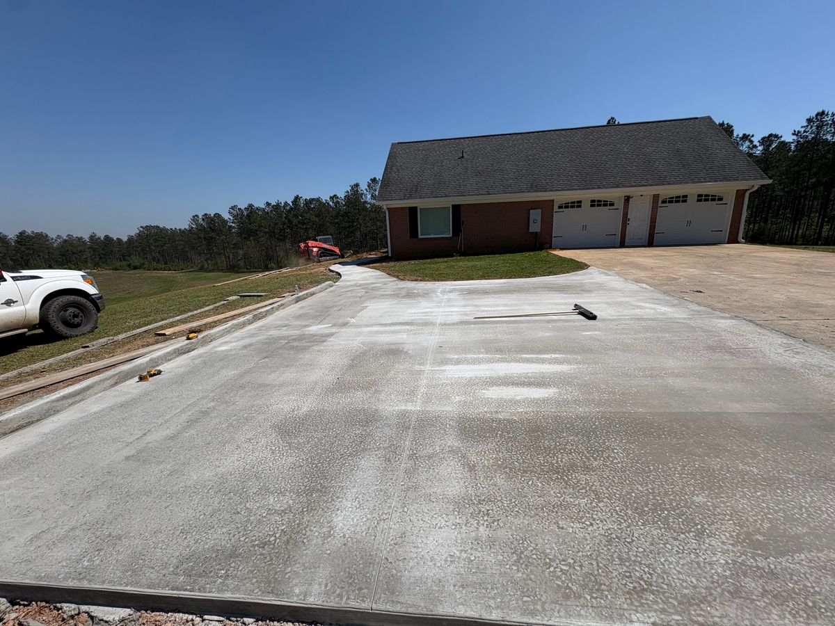 Concrete for Allred Construction in Heflin, AL