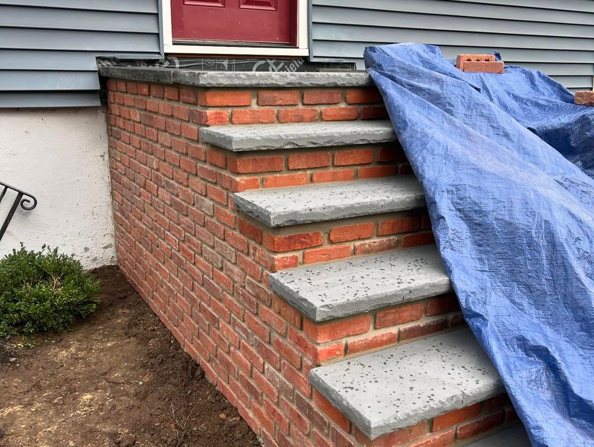 Step Installation for Garciano Masonry in Springfield Township, NJ