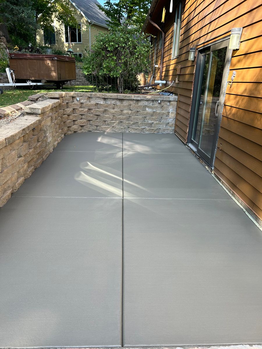 Concrete for Mickelson Concrete LLC  in Webster, MN 