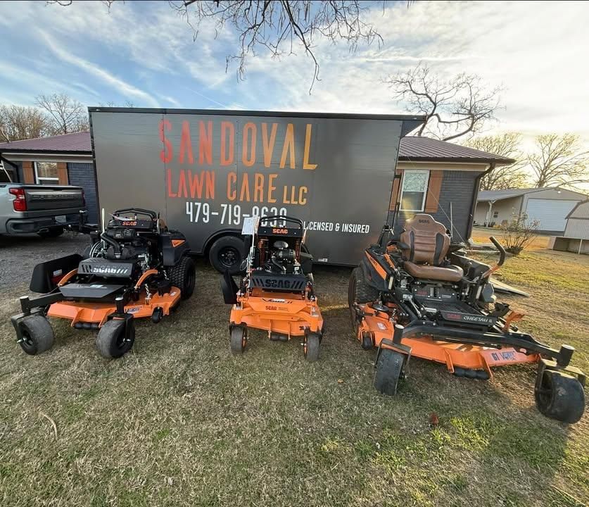 Mowing for Sandoval Lawn Care in Muldrow, OK