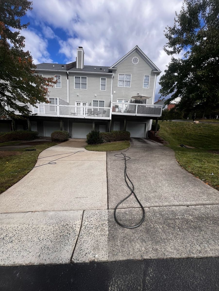 Driveway and Sidewalk Cleaning for Critts Pressure Washing in Hillsborough, NC