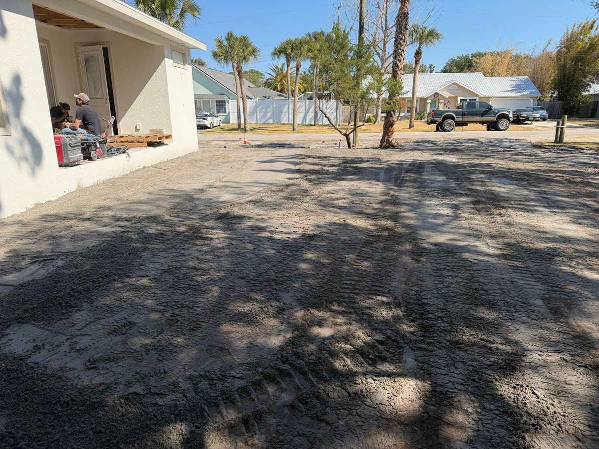 Grading for AL Dirtworks LLC in St. Augustine, FL
