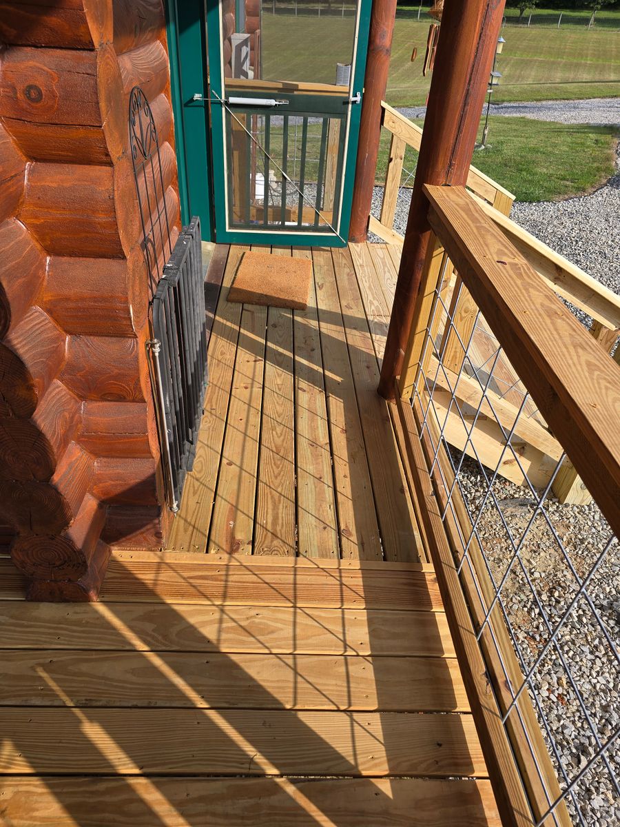 Deck Installation for The Handyman Viking in Dandridge, TN