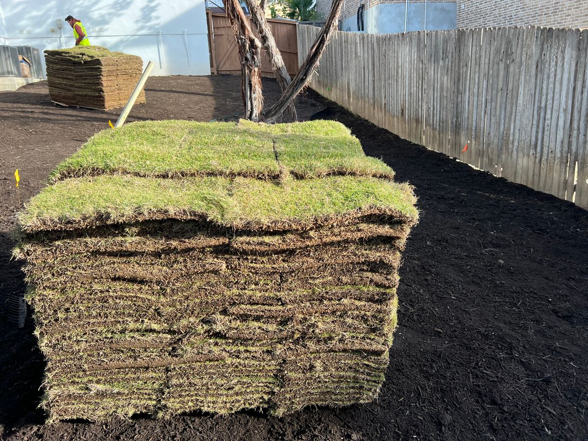 Mulch Installation for DR Landscape in San Antonio, TX