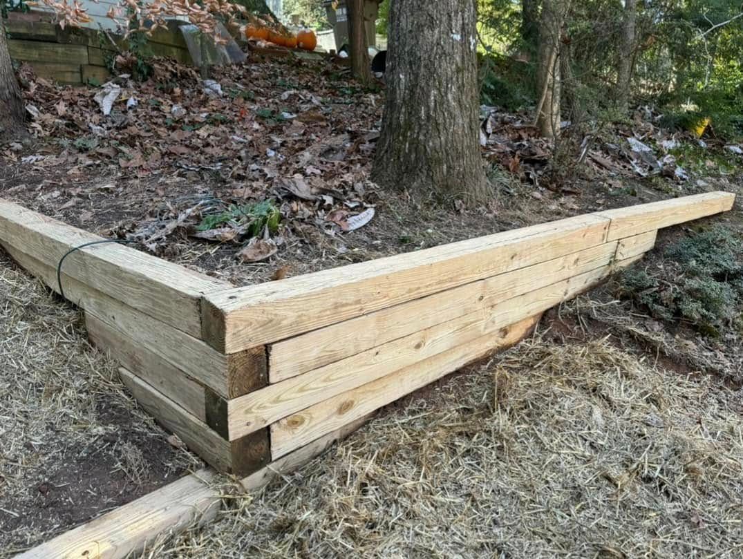 Retaining Wall Construction for Brumblebee's Landscaping & Cleaning Services in Loganville, GA