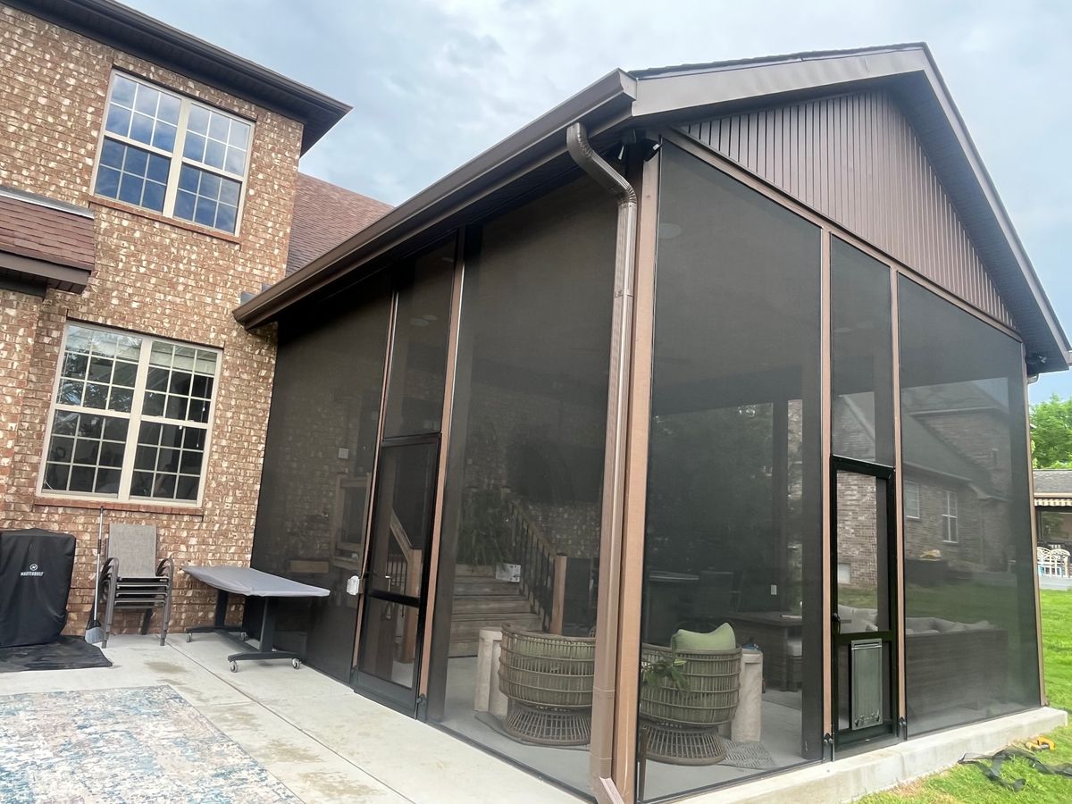 Sun Room and Screen Room builds for Barrett Home Services in Hendersonville, TN