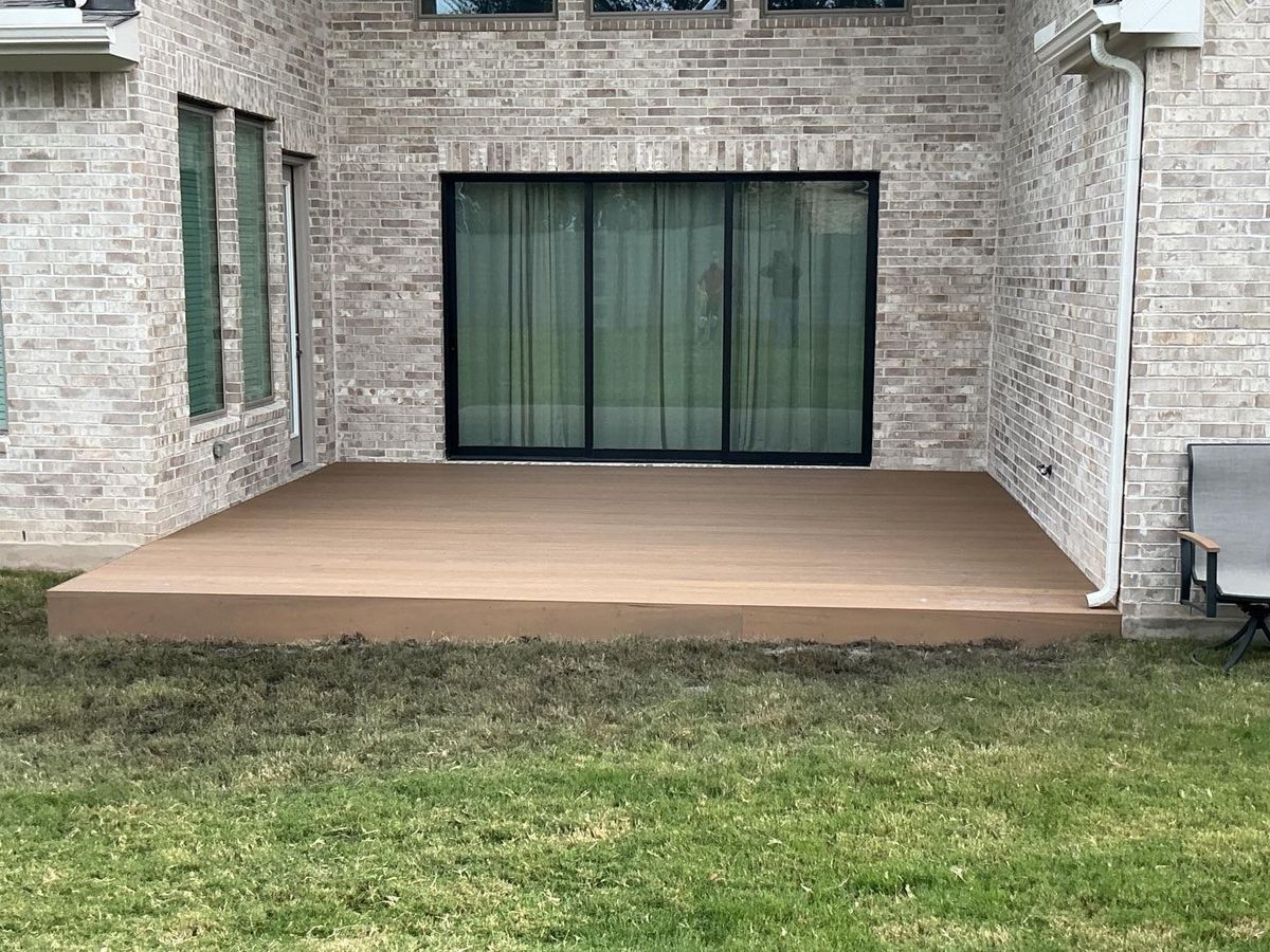 DECKING for ATX Outdoor Construction in Cedar Creek, TX