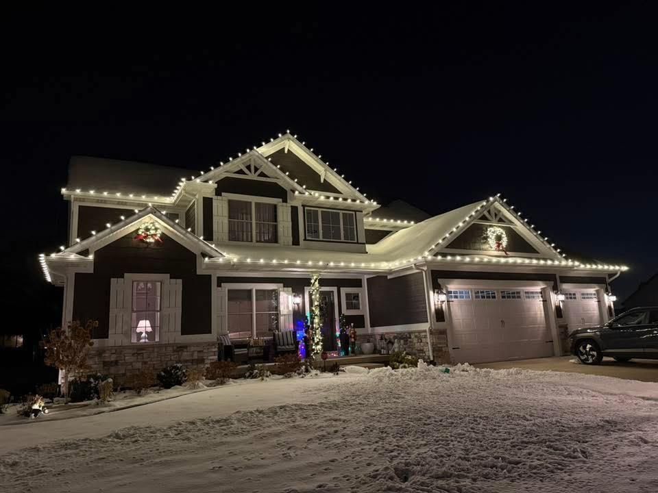 Permanent Outdoor Lighting for Risner Construction in De Motte, IN