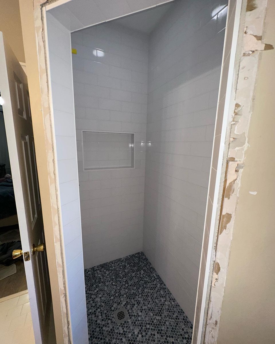 Bathroom Tiling Installation for Alpha Tiles LLC in Atlanta, Georgia