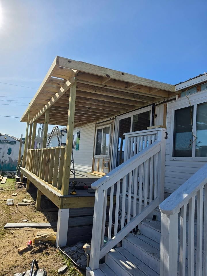 Deck & Patio Installation for Coastal Charm Remodeling in Swansboro, NC