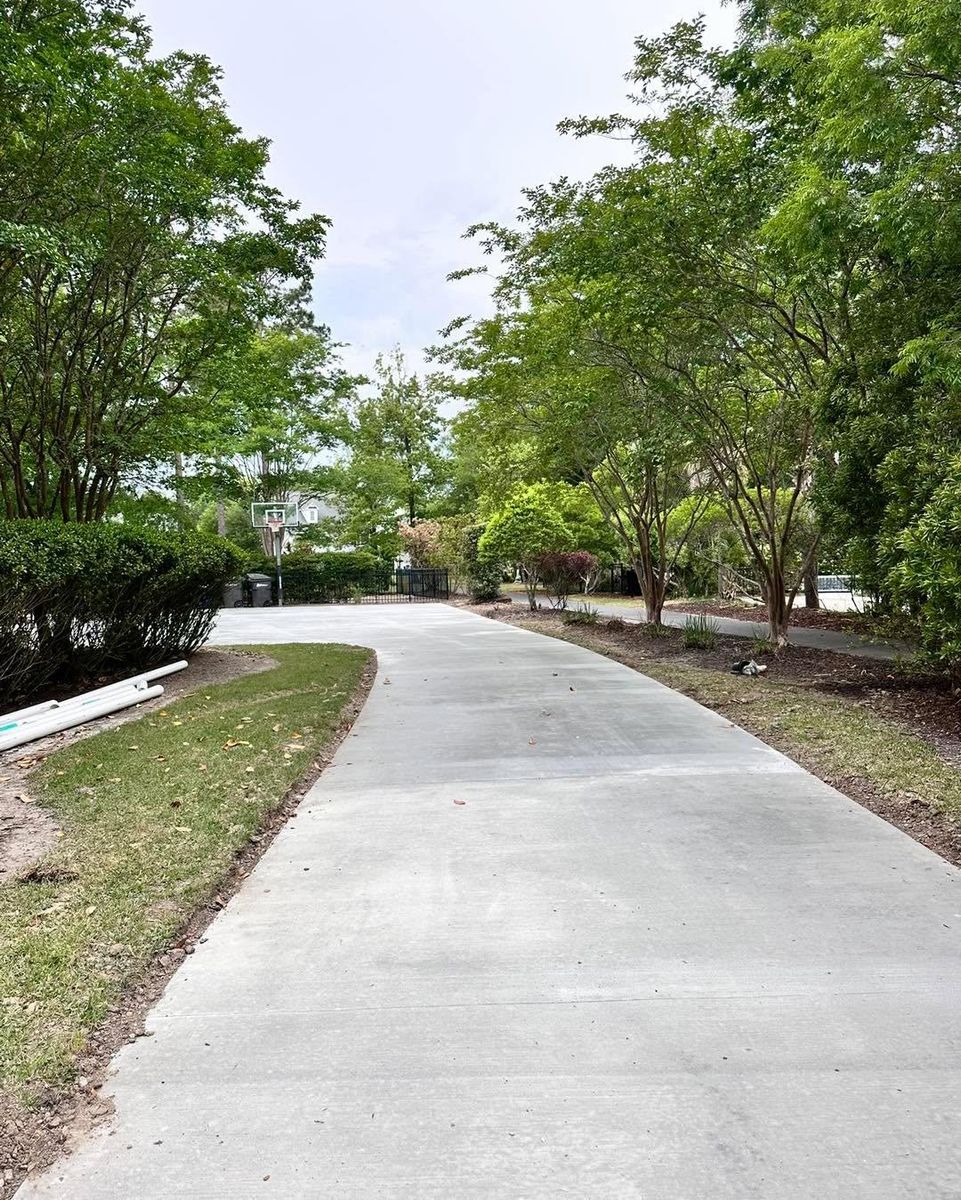 Sidewalk Installation for A&J Martinez Concrete in Charleston, SC