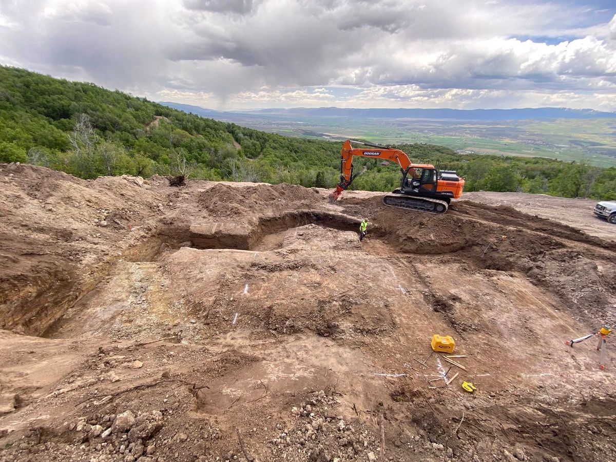 Foundation Digging for DL Dirtworks LLC in Ephraim, UT