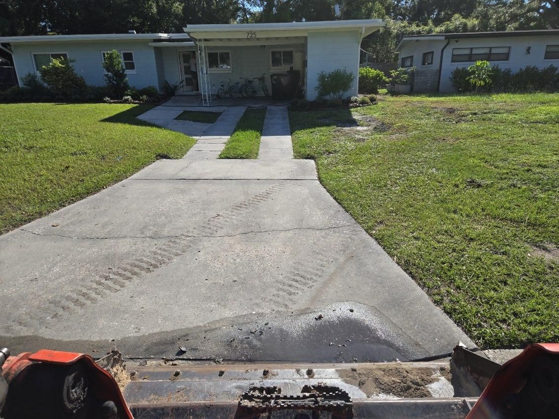 Concrete Driveway Installation for Downer Site Services in Sanford, FL