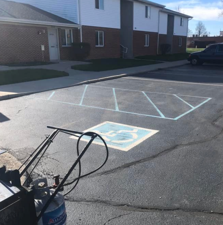 Pavement Striping for Always Sealcoating & Paving in Indianapolis, IN