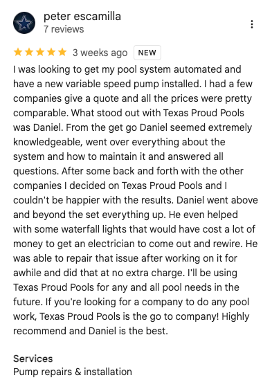Pool Repairs and Remodels for Texas Proud Pools in Galveston County, TX