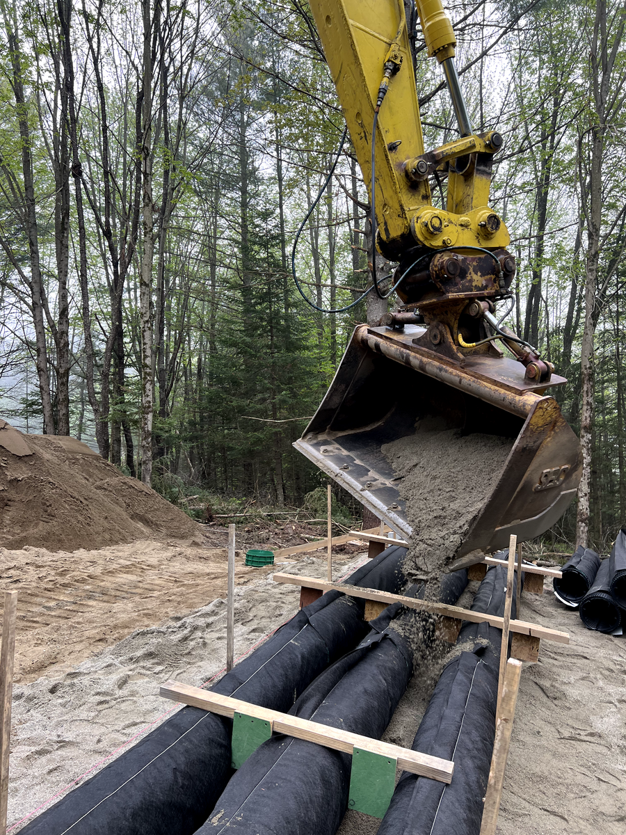 Site Preparation for Andy Naylor Excavation in Johnson, VT