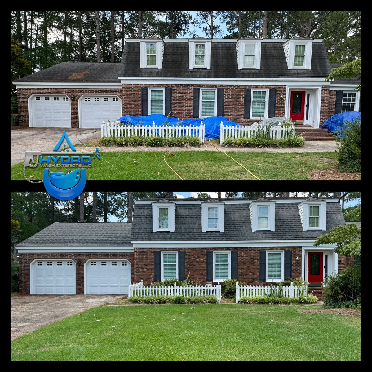 Roof Cleaning for Hydro Wash Exteriors LLC in Fayetteville, NC