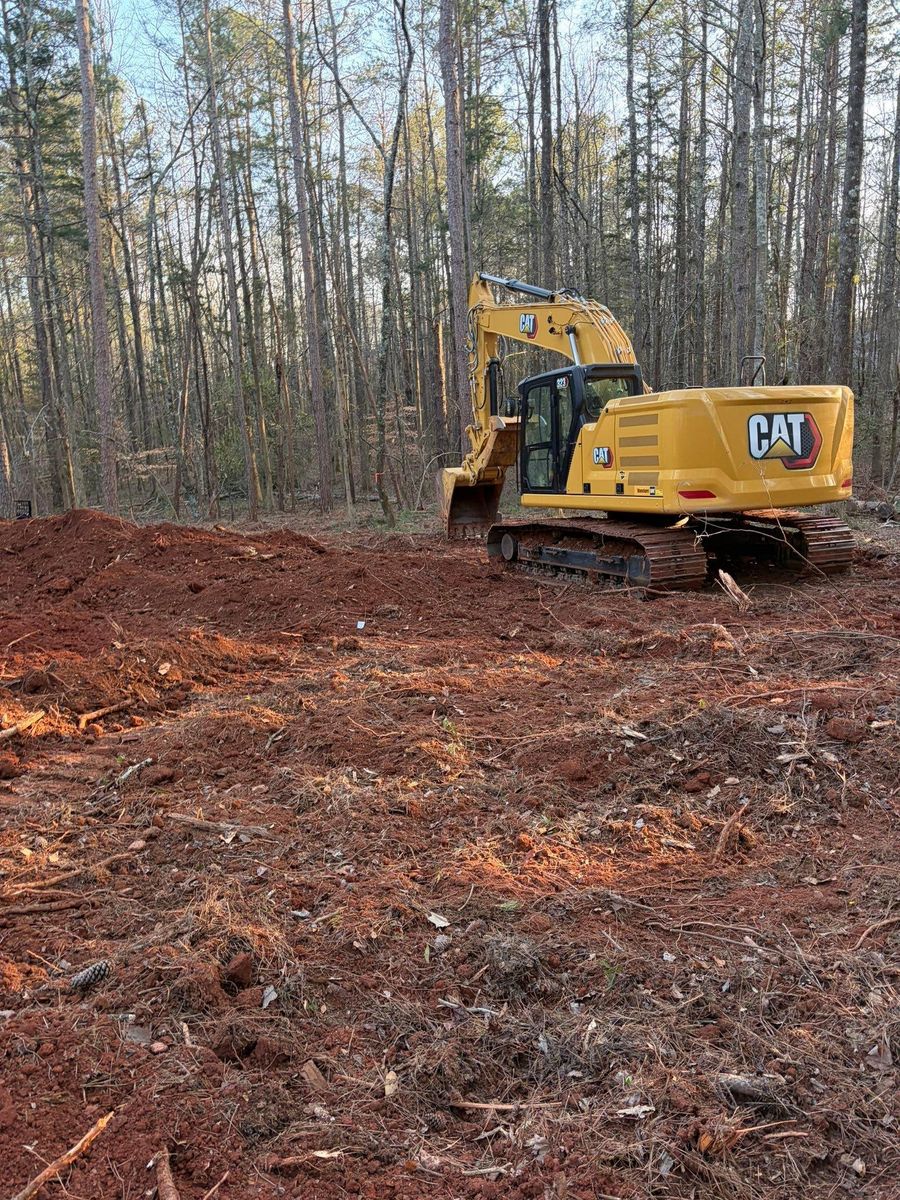 Land Clearing & Demolition for Groundworx Construction in Bremen, GA