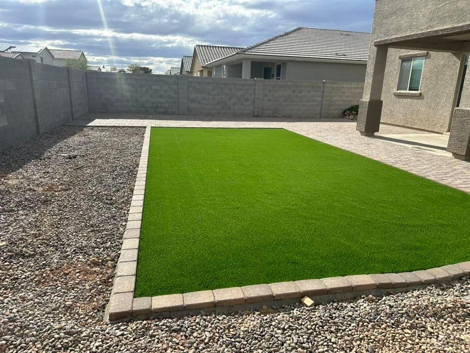 turf installation for Atmospheric Irrigation and Lighting  in West Valley, Arizona