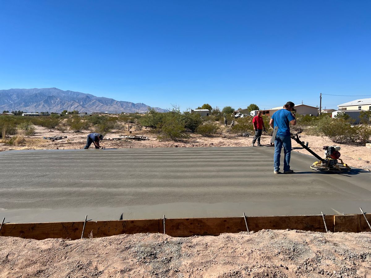 Foundation Installation for American Concrete Placement in Camp Verde, AZ