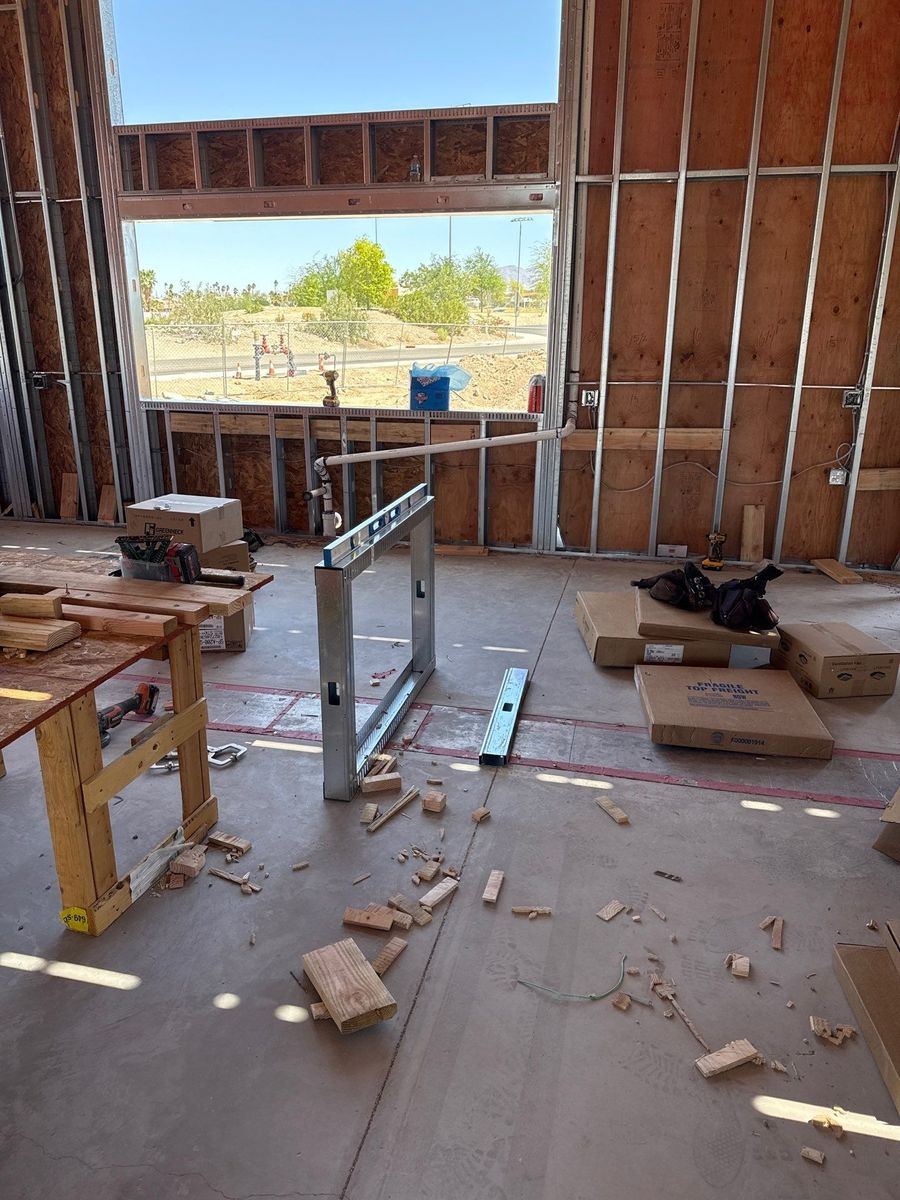 Framing for Ant Farm Construction in Kingman, AZ