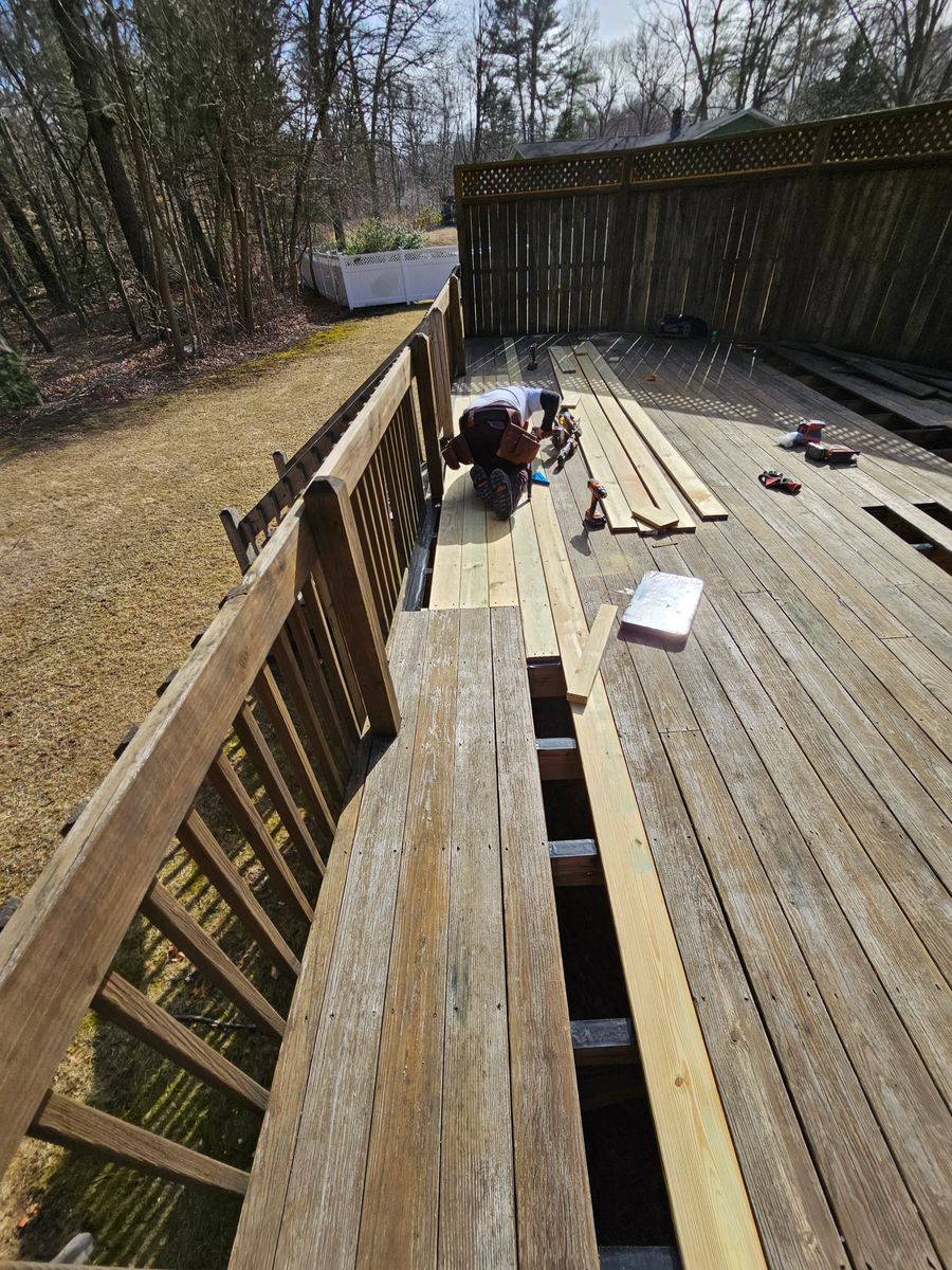 Deck Craftsmanship Services for South Coast Decks LLC in Mansfield, MA
