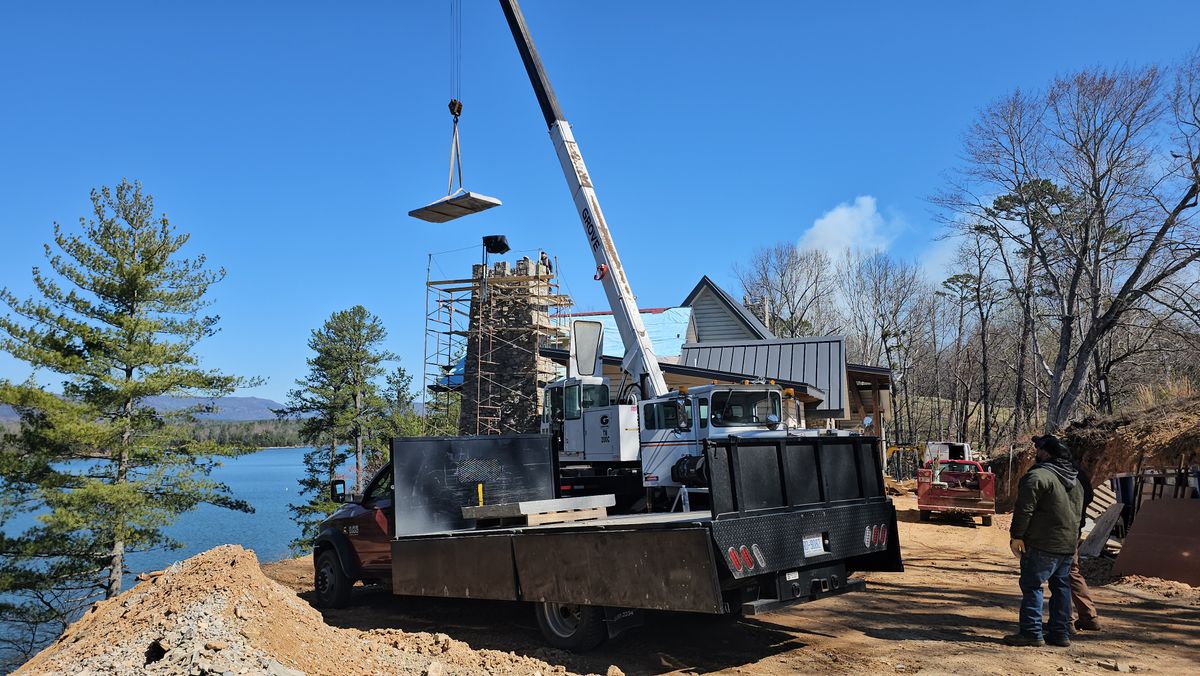 flagstone stone work for Acosta's Stone work in Hendersonville, NC