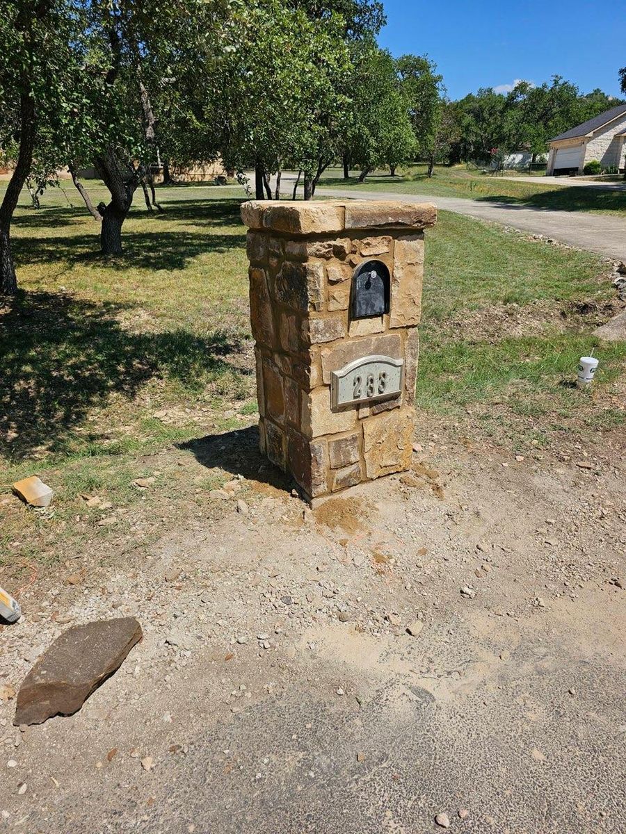 Brick/Stone Columns for Delarosa Masonry in San Antonio, TX