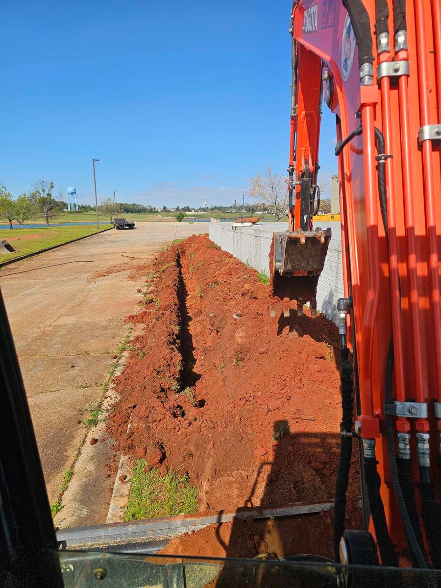 Foundation Digging for Jason Scott Grading & Clearing in Williamson, GA