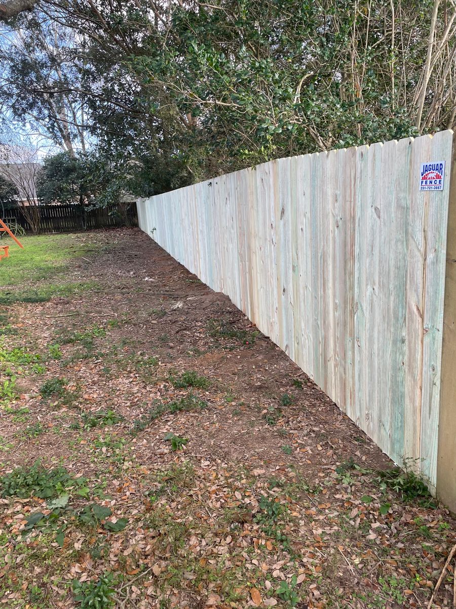 Fence Repair for Jaguar Fence in Mobile, AL