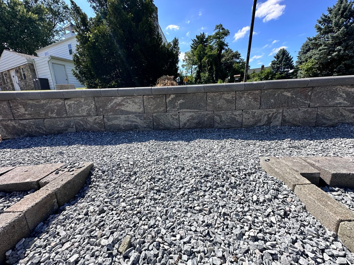 Retaining Wall Construction for Matteo Hardscapes in Towson,  MD