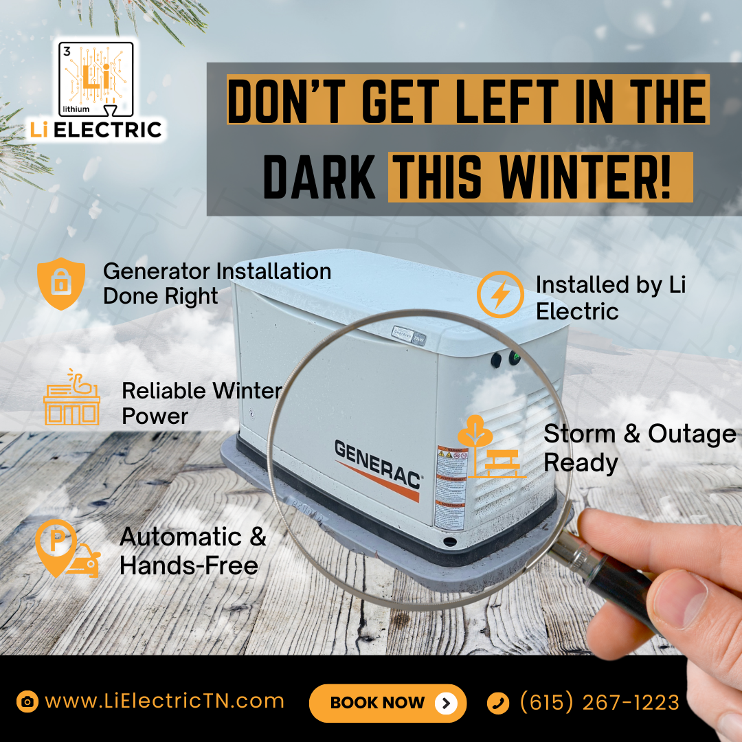 Electrical Repairs for Li Electric of TN in Columbia, TN