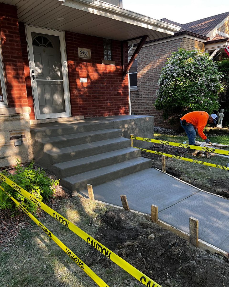 Stair Design & Installation for Onyx Concrete Contractors in Chicago, IL