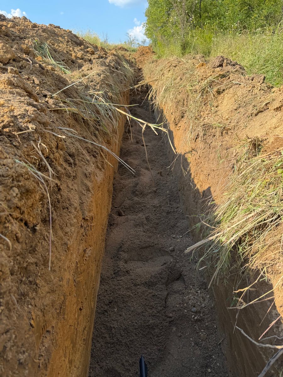 Trenching and Drainage for Procraft Excavation Services in New Richmond, OH