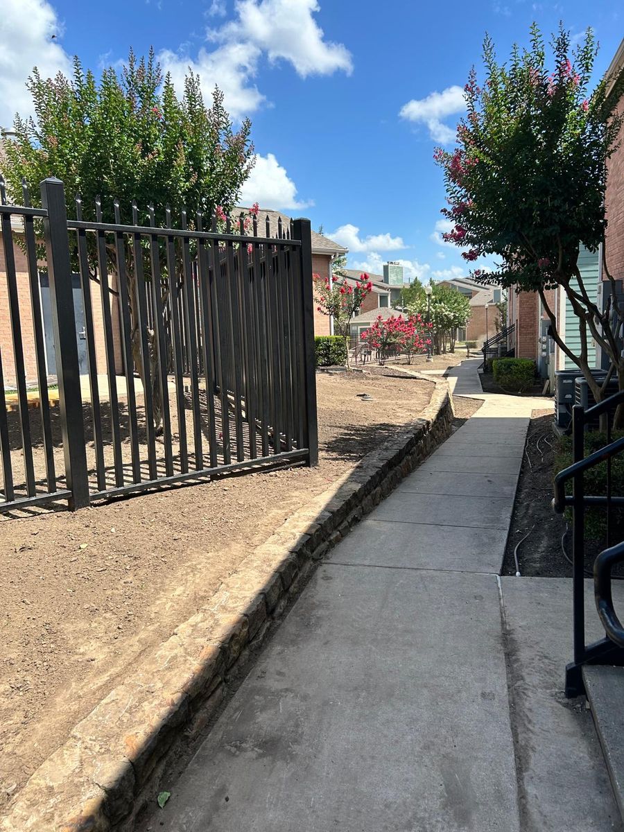 Landscape Install for Guerrero's Landscape in Fort Worth,  TX