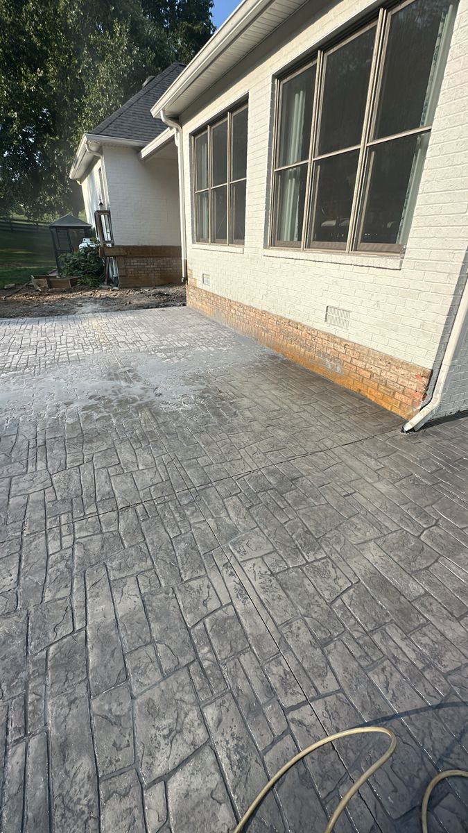 Patio Design & Installation for Prestige Concrete in Nashville, TN