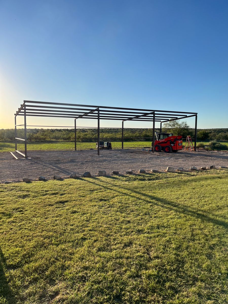  Metal Building for D Flying E Mobile Welding & Fencing in Dalhart,, TX