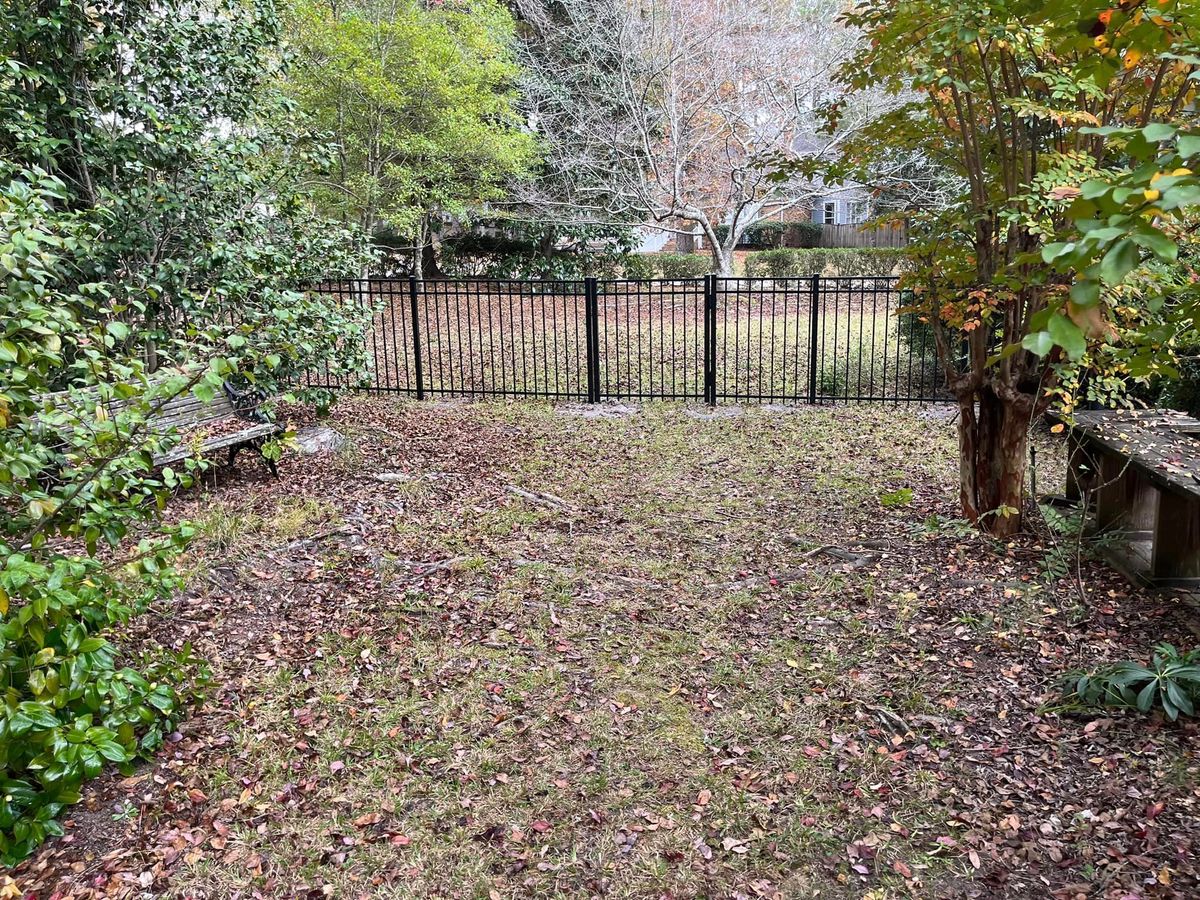 Aluminum Fence Installation for JB Nealy Fence in Elgin, SC